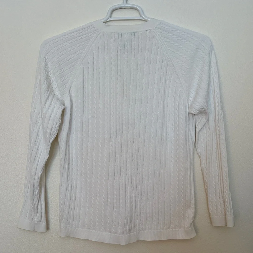 Mendocino Ivory Button-Up Cardigan - Picture 3 of 3